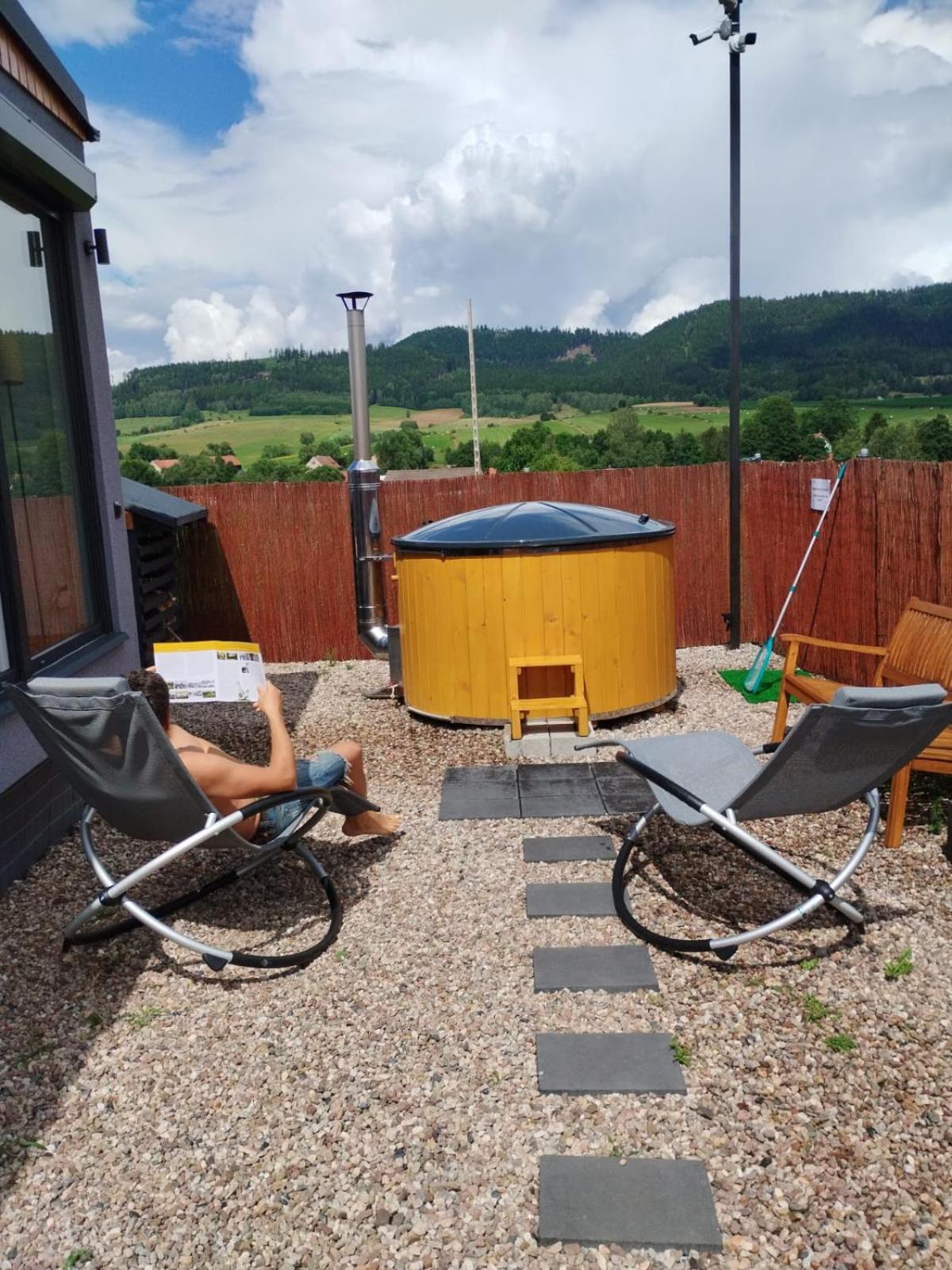Rajska Polana Domki Premium ,Na Odludziu Z Prywatna Balia Z Jacuzzi I Sauna ,Cisza,Rowery Elektryczne,Gory,Astroprzygoda,- Adrspach, Skalne Miasto, Zamek Ksiaz,Andrzejowka,Karpacz, Sniezka,Janskie Laznie,Pec Mieroszow Bagian luar foto
